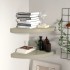 323926  Floating Corner Shelves 2 pcs Oak 35x35x3,8 cm