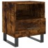 Mesita de noche madera ingeniería roble ahumado 40x35x47,5