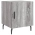 Mesita de noche madera de ingeniería gris Sonoma 40x40x50