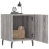 Mesita de noche madera de ingeniería gris Sonoma 40x40x50
