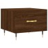 Mesa de centro madera contrachapada roble marrón 50x50x40