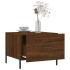 Mesa de centro madera contrachapada roble marrón 50x50x40