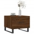 Mesa de centro madera contrachapada roble marrón 50x50x40
