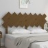 Cabecero de cama madera maciza pino marrón miel 159,5x3x80,5