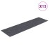 Alfombrilla autoadhesiva escalera 15 uds gris claro 76x20