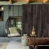WallArt Tablones aspecto madera de roble Barnwood carbón