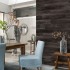 WallArt Tablones aspecto madera de roble Barnwood carbón