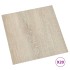 Tarimas de suelo autoadhesivas 20 uds PVC beige 1,86