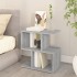 Mesita de noche madera contrachapada gris Sonoma 50x30x51,5