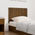 Cabecero cama pared madera maciza pino marrón miel 95,5x3x60