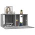 Mueble TV colgante madera contrachapada gris Sonoma 60x30x30