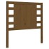 Cabecero madera maciza de pino marrón miel 96x4x100