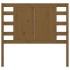 Cabecero madera maciza de pino marrón miel 96x4x100