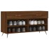 Banco zapatero madera de ingeniería marrón roble 102x35x55