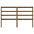 Cabecero de cama madera maciza de pino marrón miel 156x4x100