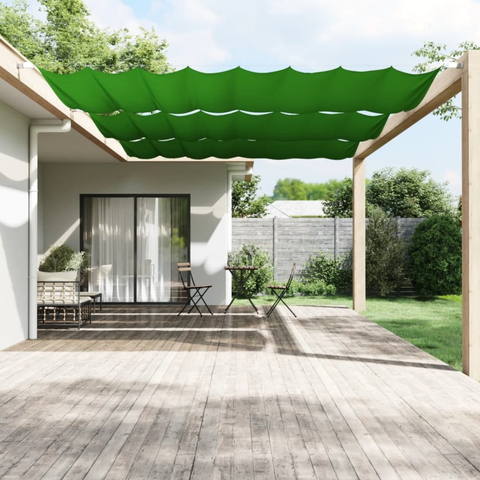 Toldo vertical verde claro 200x360 cm tela