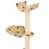 Rascador para gatos poste de sisal 105 cm huellas