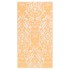 Alfombra de exterior ARAKIL naranja y blanca 160x230 cm