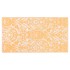 Alfombra de exterior ARAKIL naranja y blanca 160x230 cm