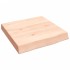 Estante de pared madera maciza roble sin tratar 40x40x(2-6)
