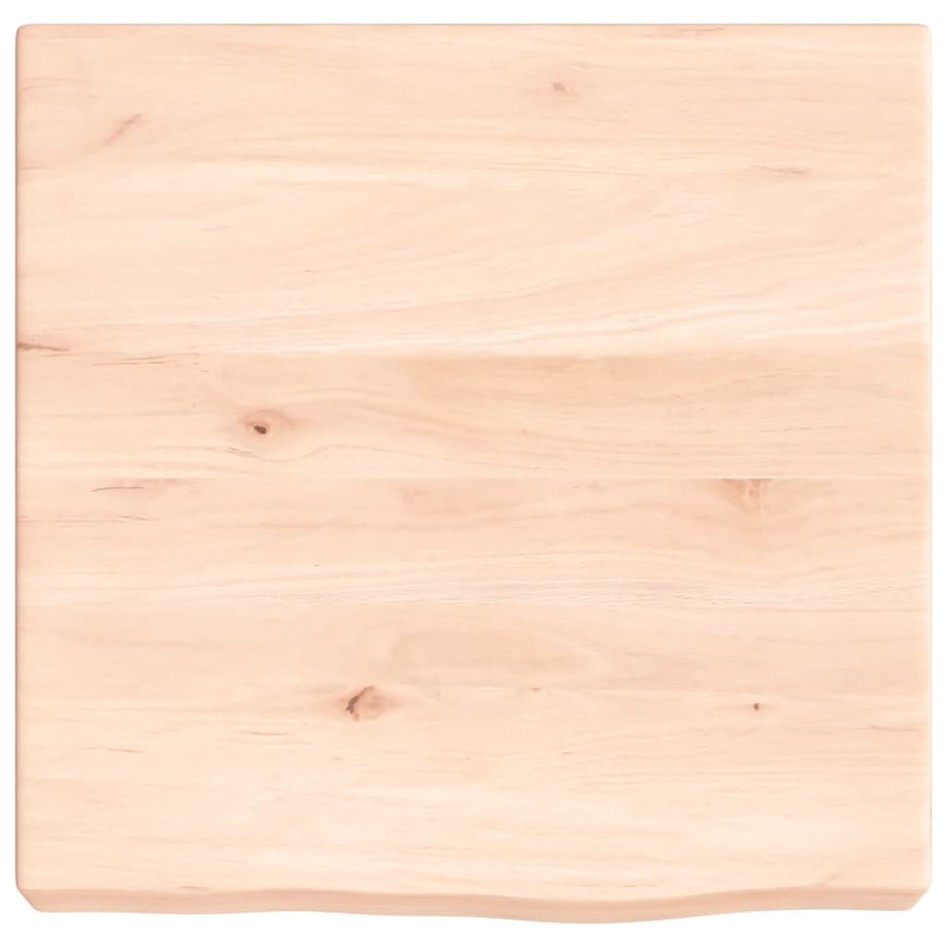 Estante de pared madera maciza roble sin tratar 40x40x(2-6)