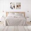 Mesita de noche madera maciza de pino blanca 40x31x50 cm