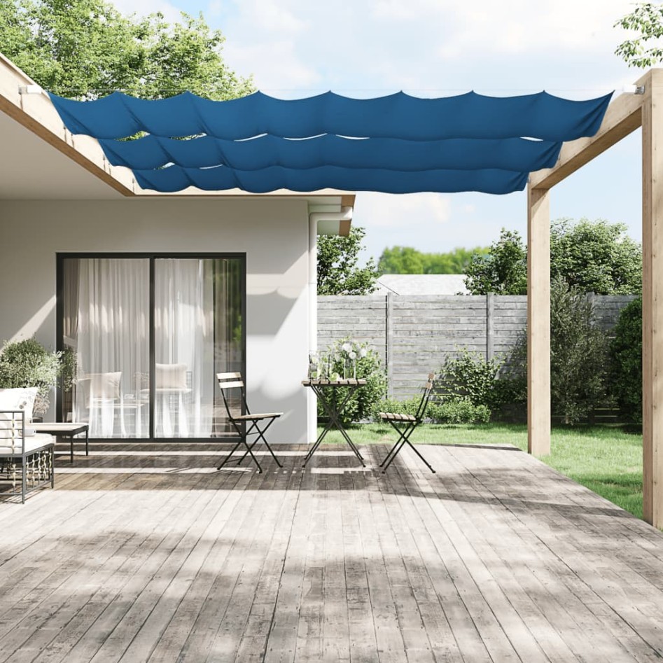 Toldo vertical tela oxford azul 60x800