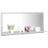 Espejo de baño madera contrachapada gris hormigón 90x10,5x37