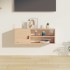 Armario de pared de madera maciza de pino 80x30x30