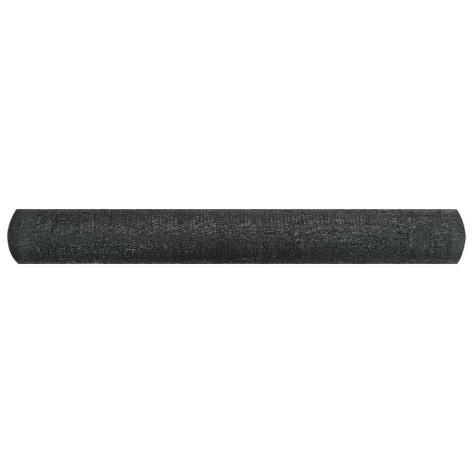 Red de privacidad HDPE negro 1,5x10 m 150