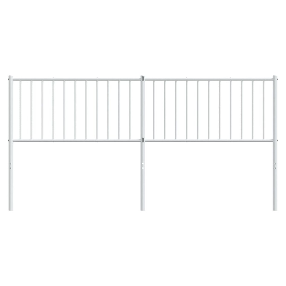 Cabecero de metal blanco 180