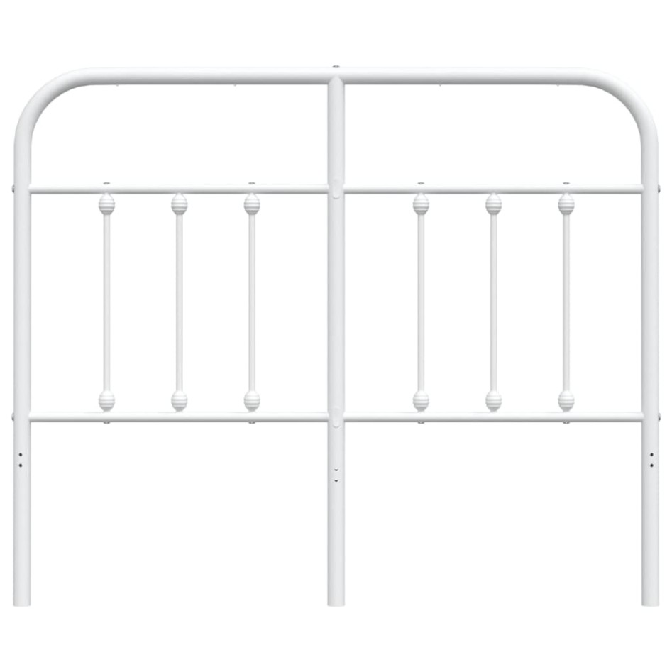 Cabecero de metal blanco 120