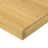 Estante de pared de bambú 100x20x4