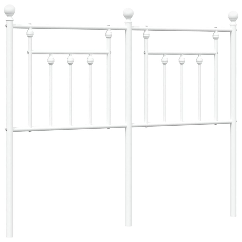 Cabecero de metal blanco 120