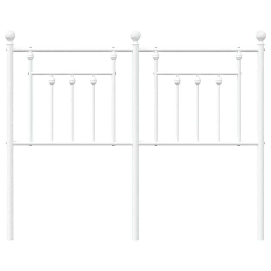 Cabecero de metal blanco 120