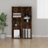 Estantería/Aparador madera contrachapada roble humo 50x25x80