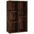 Estantería/Aparador madera contrachapada roble humo 50x25x80