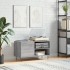Mueble de discos madera de ingeniería gris Sonoma 85x38x48