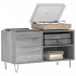 Mueble de discos madera de ingeniería gris Sonoma 85x38x48