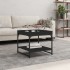 Mesa de centro madera de ingeniería negro 49,5x49,5x45
