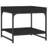 Mesa de centro madera de ingeniería negro 49,5x49,5x45