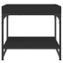 Mesa de centro madera de ingeniería negro 49,5x49,5x45