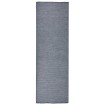 Alfombra de exterior de tejido plano azul 80x250 cm