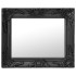 Espejo de pared estilo barroco negro 50x40