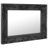 Espejo de pared estilo barroco negro 50x40