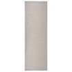 Alfombra de exterior de tejido plano gris taupe 80x250 cm