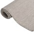 Alfombra de exterior de tejido plano gris taupe 80x250