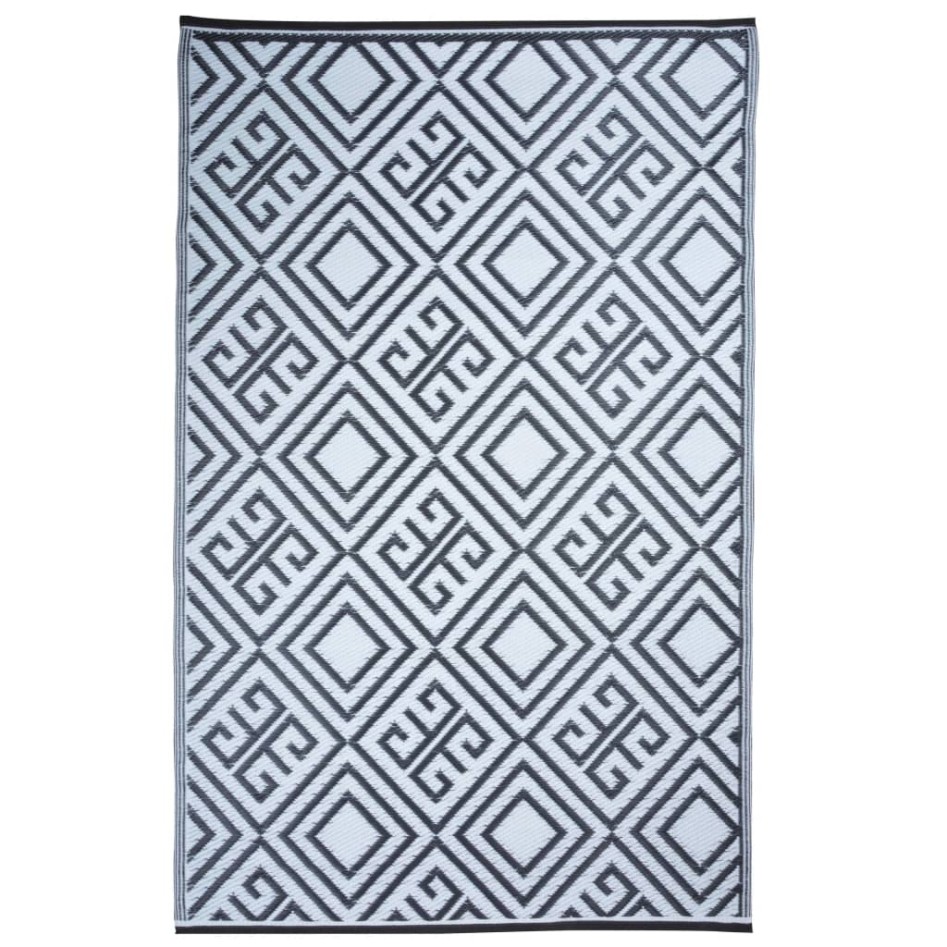 Esschert Design Alfombra de exterior con gráfico 120x186 cm