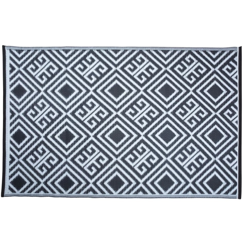 Esschert Design Alfombra de exterior con gráfico 120x186 cm