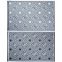 Esschert Design Alfombra de exterior con gráfico 120x186 cm